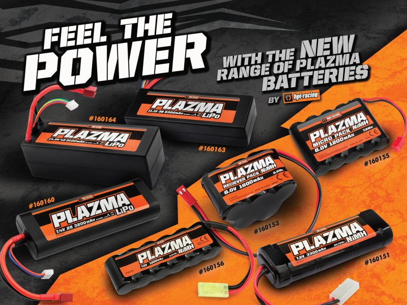 Plazma R/C 7.4 2S 5300mAh 40c Li-Po R/C Battery