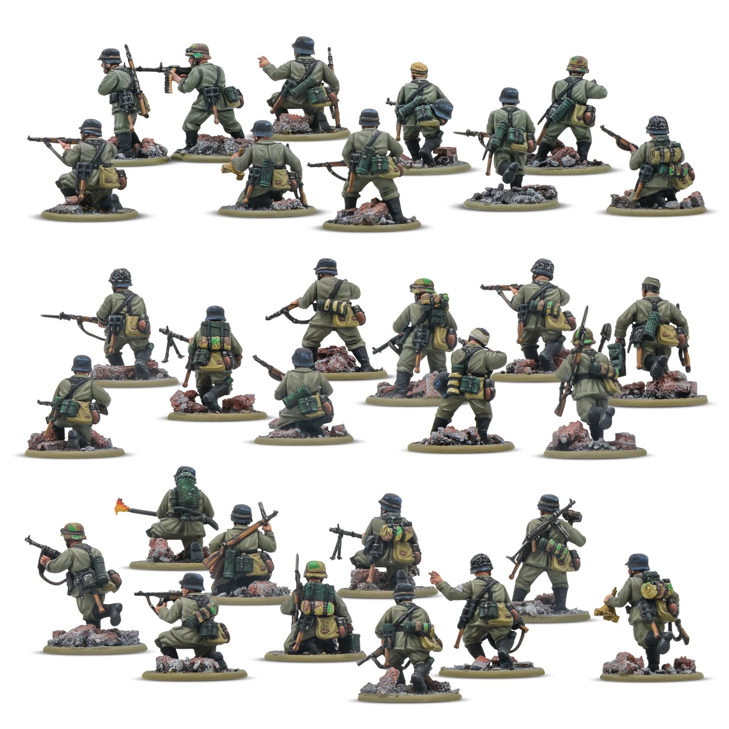Bolt Action German Veterans platoon