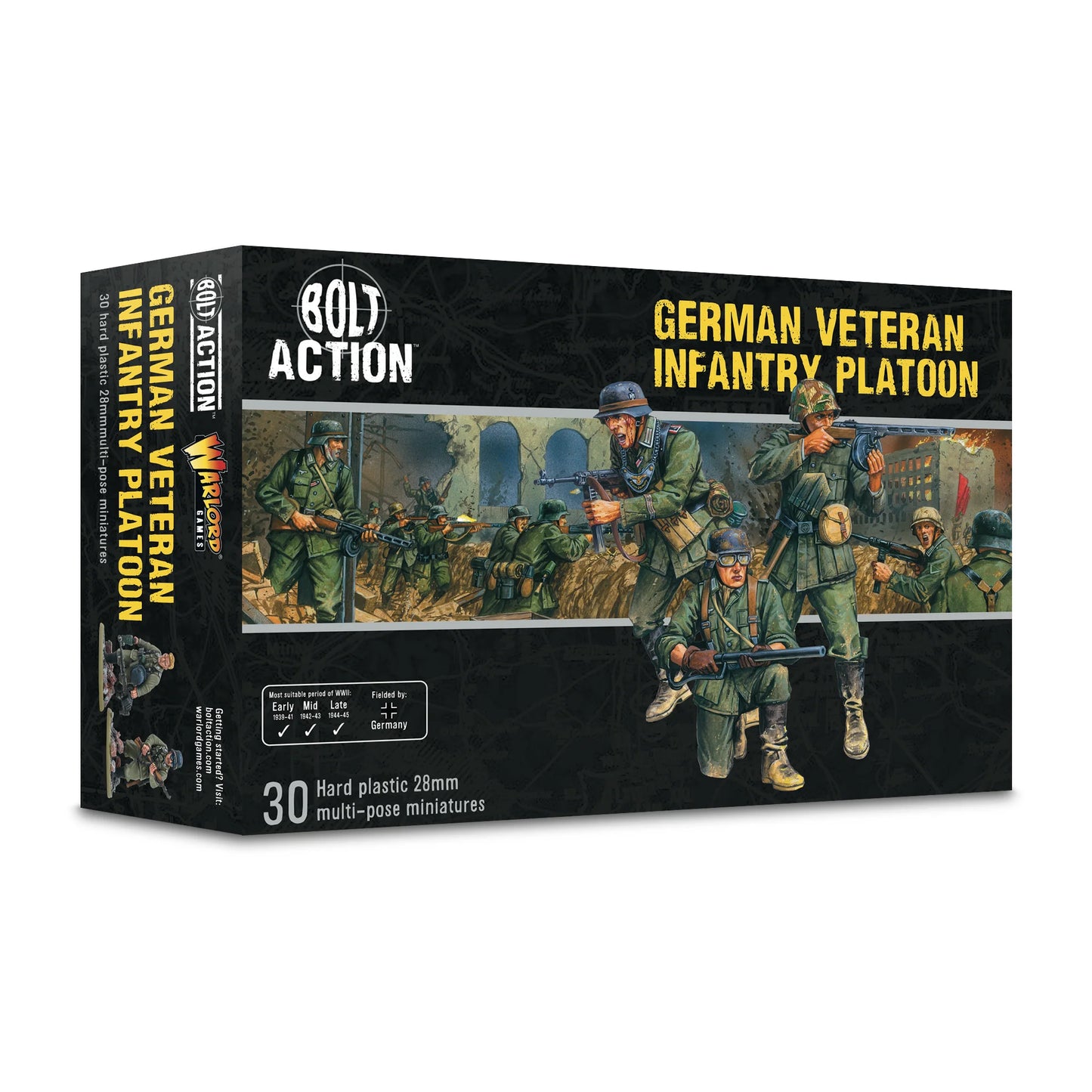 Bolt Action German Veterans platoon