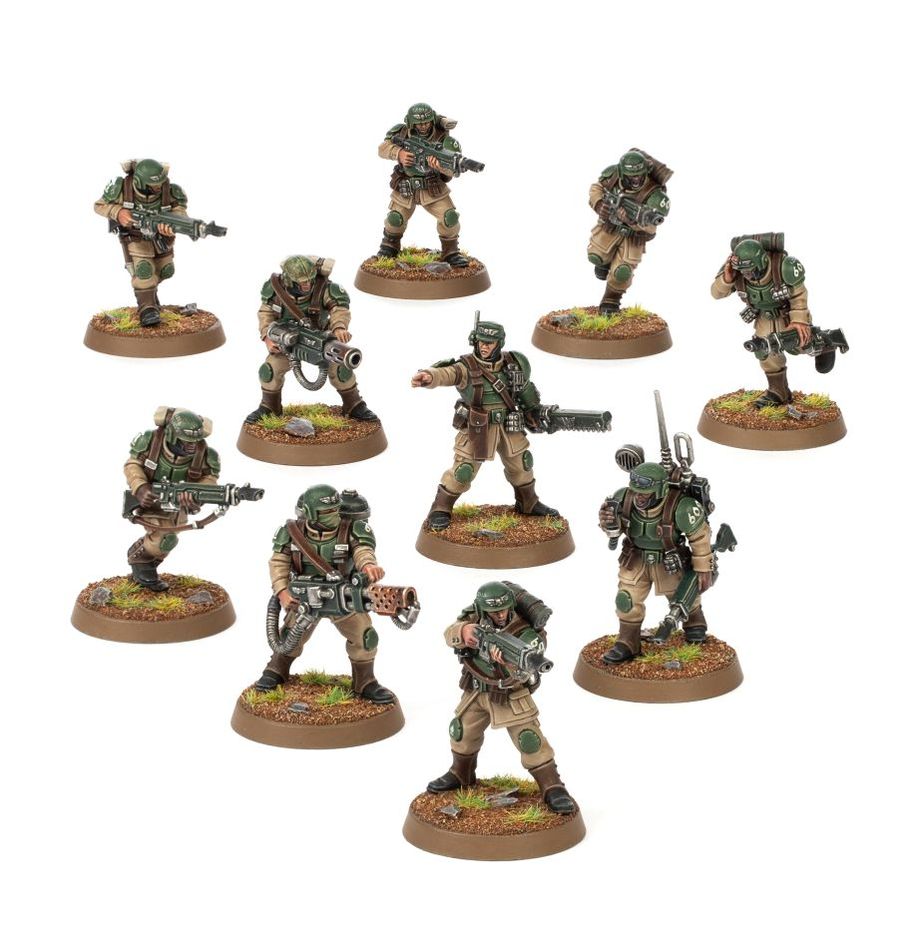 Warhammer 40,000 Astra MIlitarum Cadian Shock Troops