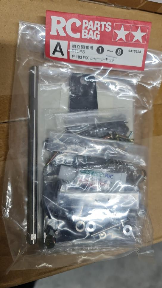 Tamiya R/C Parts Bag A F-103