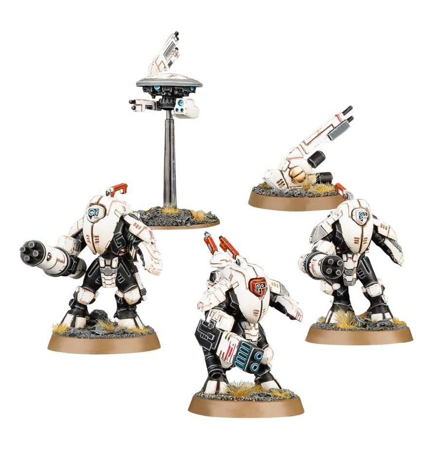 Warhammer40,000 T'au Empire Stealth Battlesuits