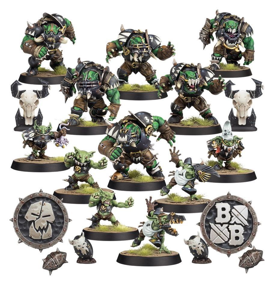 Blood Bowl Black Ork Team