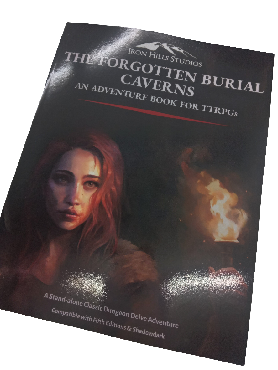 The Forgotten Burial Caverns Adventure Book