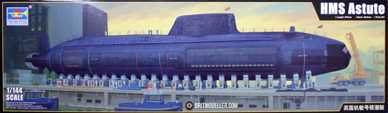HMS Astute 1/144