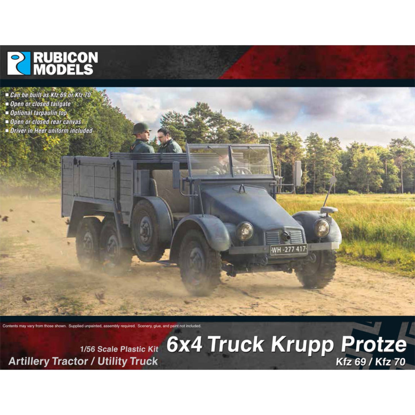 Rubicon Models 6x4 Truck Krupp Protze