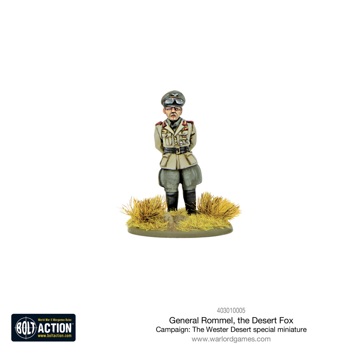 Bolt Action Western Desert Campaign Book Special Figure Rommel
