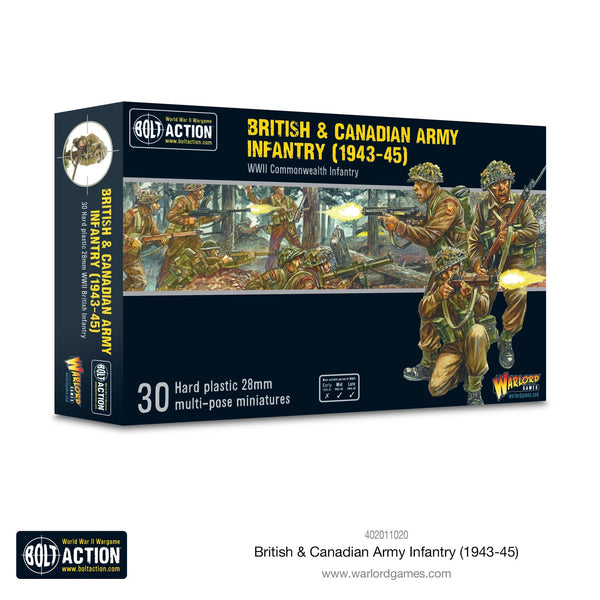Bolt Action British-Canadian Infantry (1943-1945) platoon