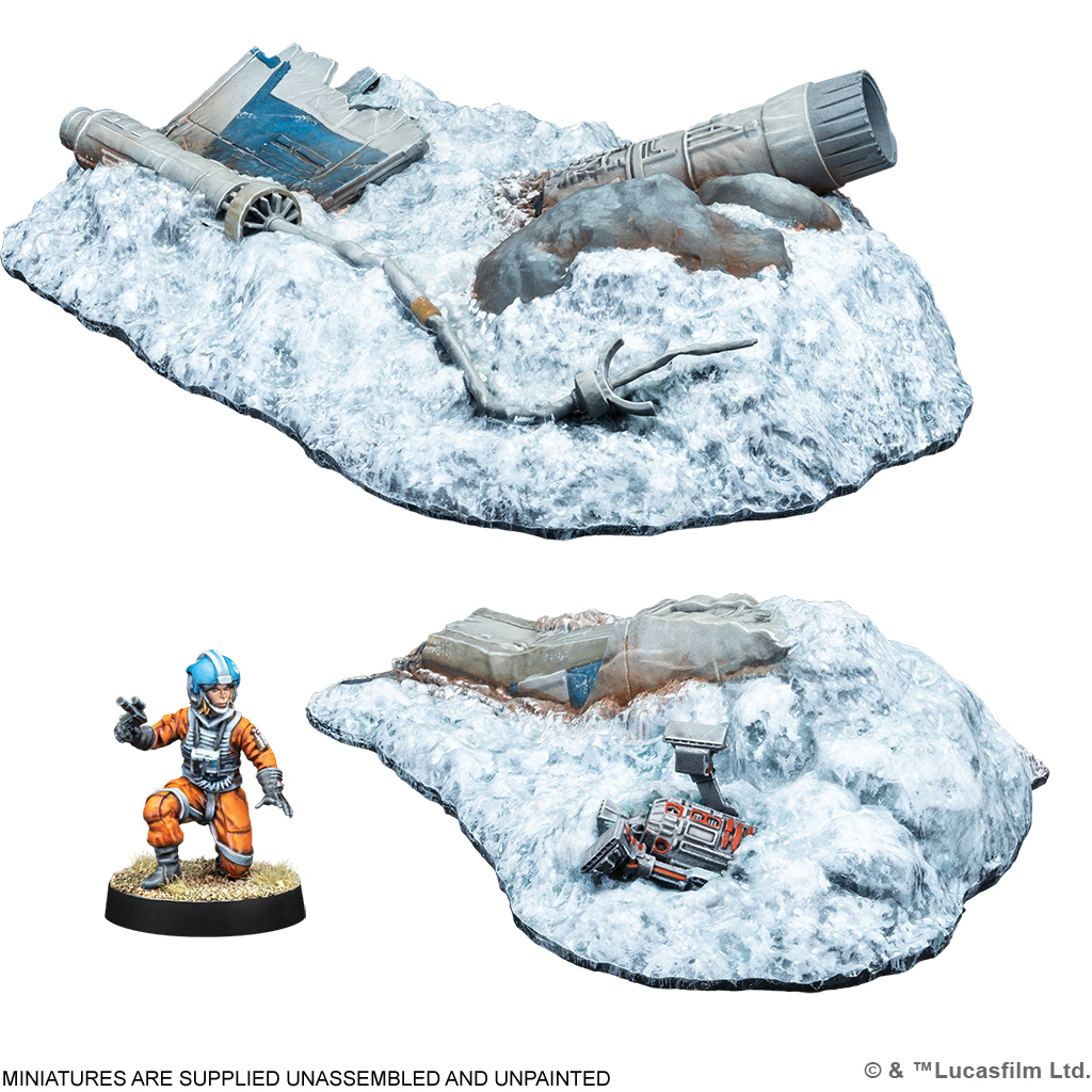 Star wars Legion Crashed x-wing (unit expansion)