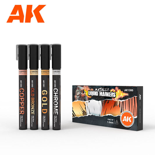 AK Metallic Liquid Markers AK1300