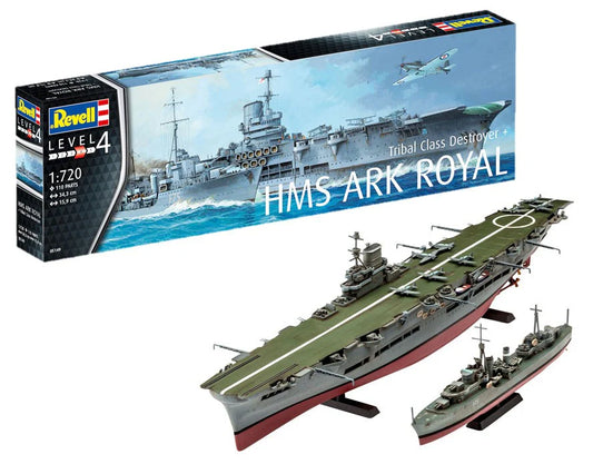 Revell 05149 Tribal Class Destroyer + HMS Ark Royal