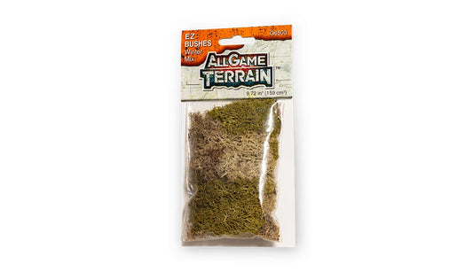 All Game Terrain G6500 EZ Bushes Winter Mix 9.72in3