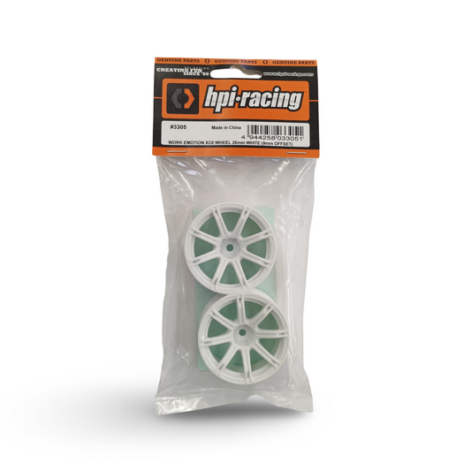 Hpi-Racing R/C 3305 Work Emotion XC8 Wheel 26mm White (9mm Offset)