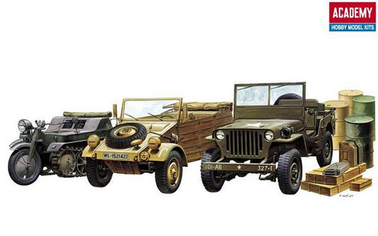 Academy 13416 Light Vehicles of allied & Axis During WWII 1/72