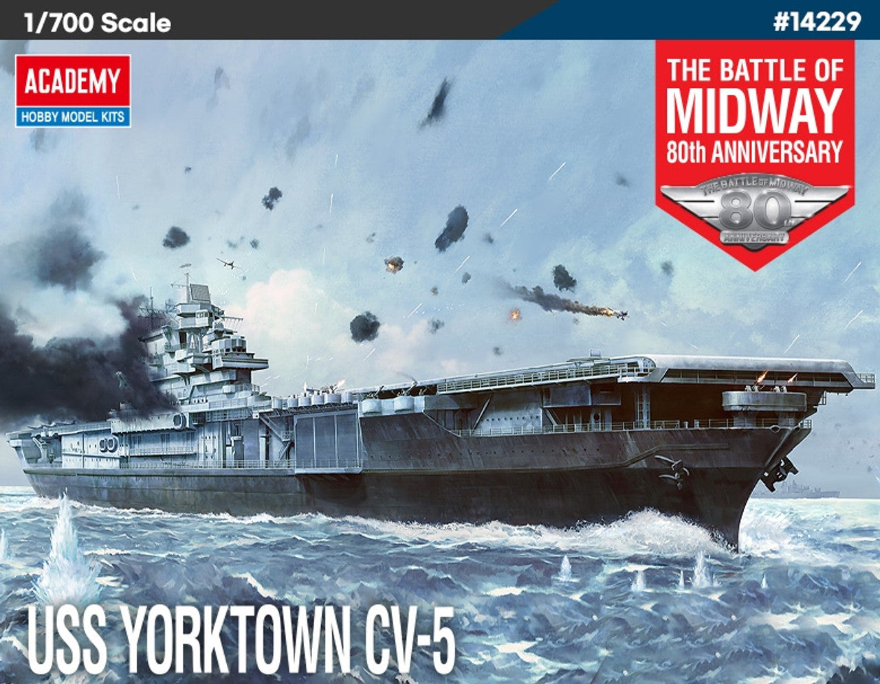 Academy USS Yorktown CV-5 1/700