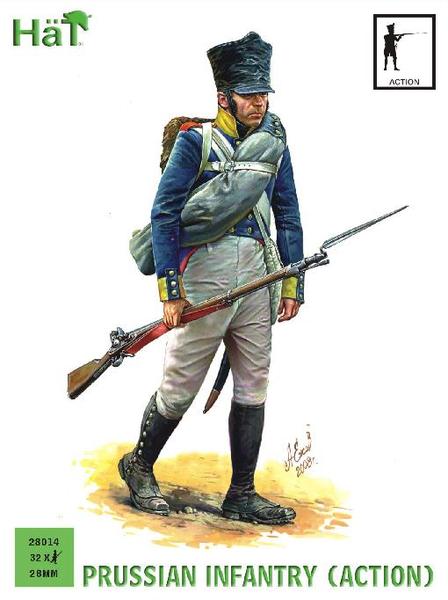HAT Napoleonic Prussian Infantry (Action Poses) 1/72