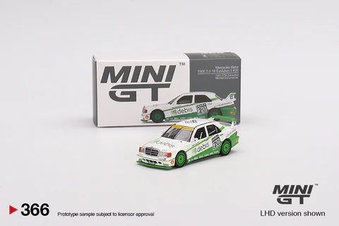 Mini GT Mercedes-Benz 190E 2.5 16 Evolution II 1991 DTM Zakspeed #20