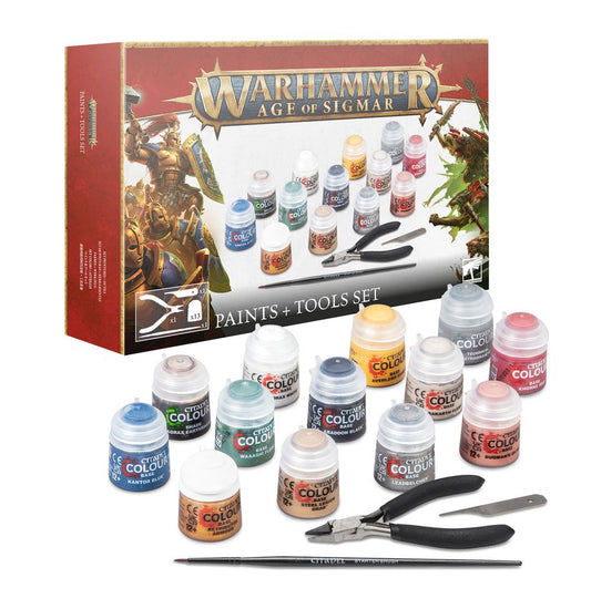 Age of Sigmar Paints+tool set
