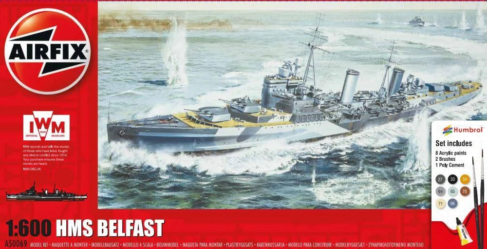 Airfix HMS Belfast Gift Set 1/600