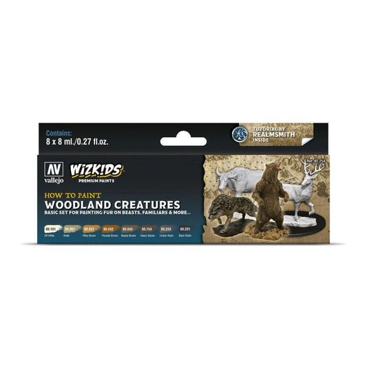 Woodland Creatures Vallejo Paint Set