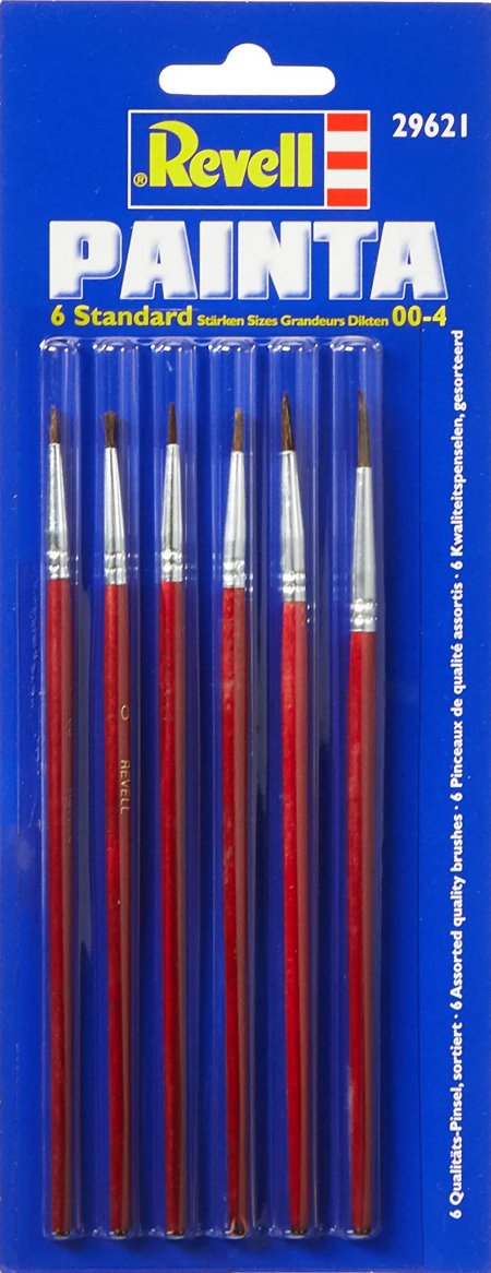 Revell 29621 6pc Paint Brush Set