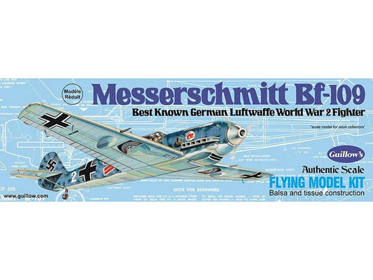 Guillows Messerschmitt Bf-109 Balsa Wood Kit