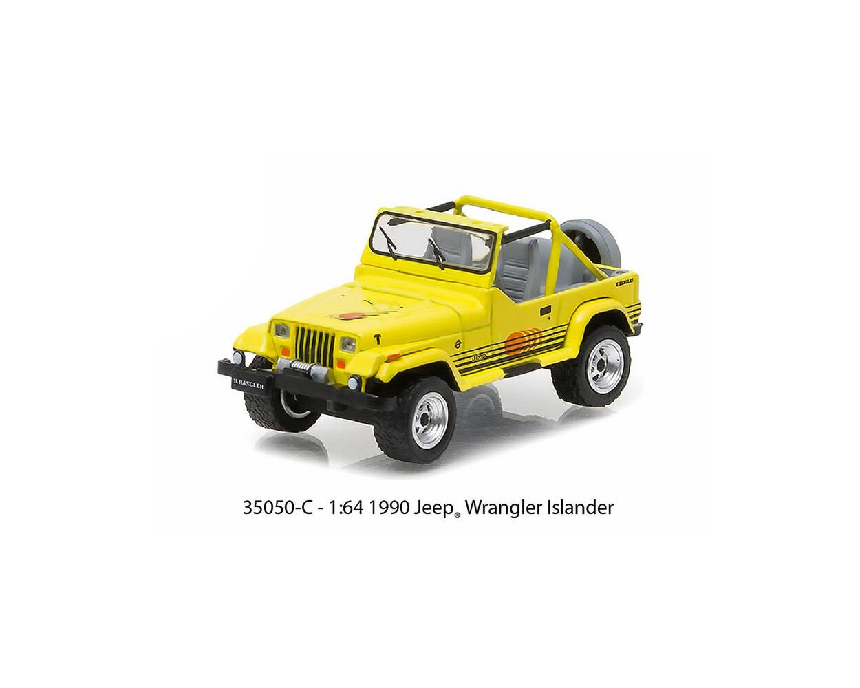 Greenlight All Terrain 1990 Jeep Wrangler Islander 1:64