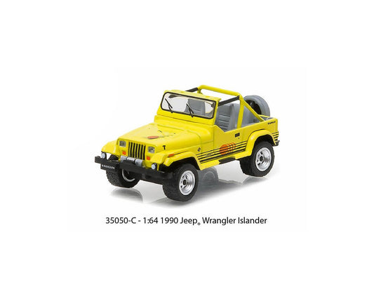 Greenlight All Terrain 1990 Jeep Wrangler Islander 1:64