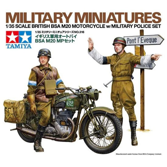 Tamiya Military Miniatures (Scale British BSA M20 Motorcycle) 1:35