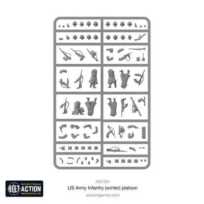Bolt Action US army infantry (winter) platoon