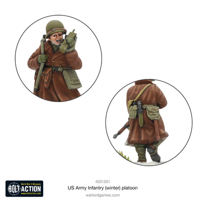 Bolt Action US army infantry (winter) platoon