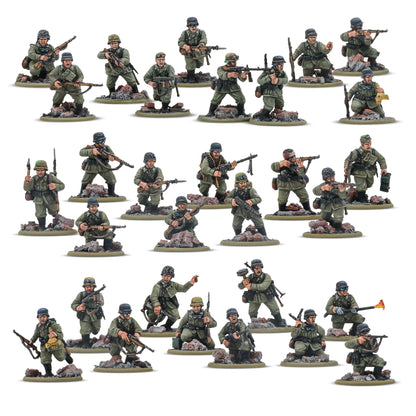 Bolt Action German Veterans platoon