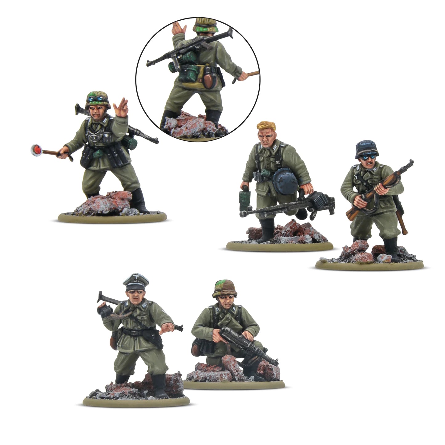 Bolt Action German Veterans platoon