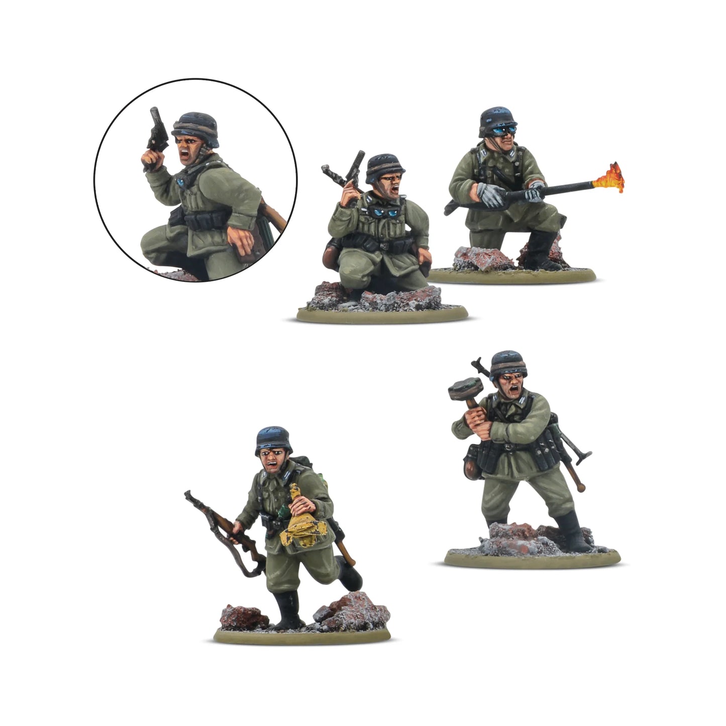 Bolt Action German Veterans platoon