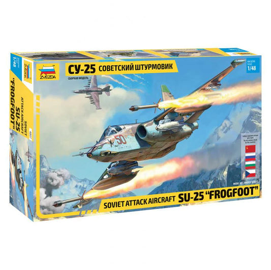 Zvezda Soviet Attack Aircraft SU-25 "Frogfoot 1/48