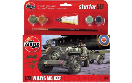 Airfix Willys MB Jeep 1:72 Gift set