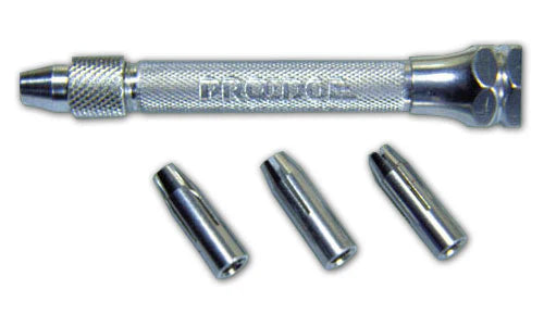 Proedge pinvise with 4 interchangeable chucks