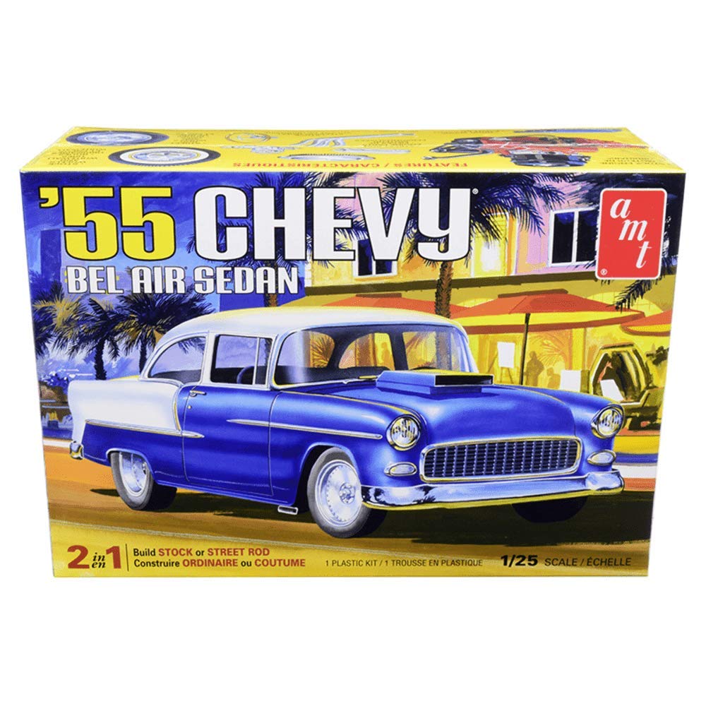 AMT 1955 Chevrolet Bel air Sedan 1/25