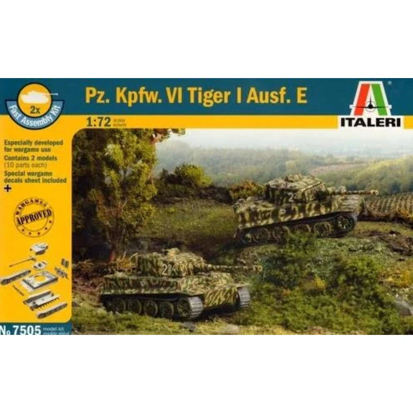 Italeri Pz. Kpfw. VI Tiger I Ausf. E 1:72