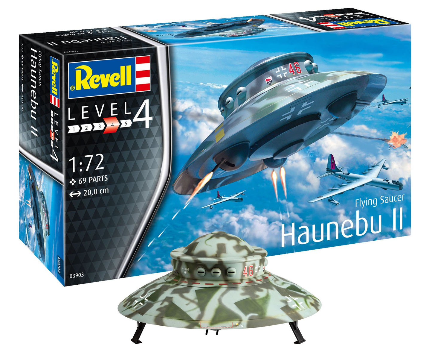 Revell Haunebu II Flying Saucer 1:72