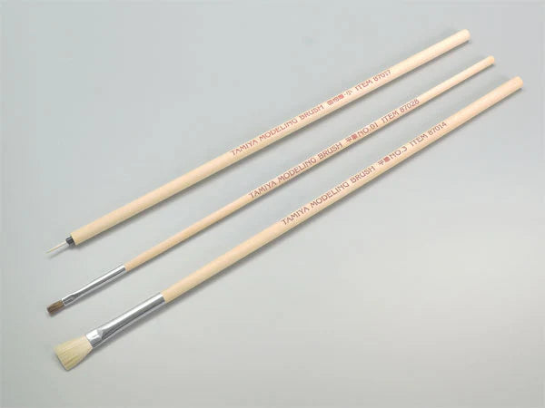 Tamiya 87066 Basic Brush Set 3pc