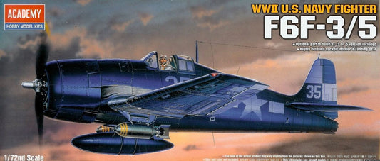 Academy WWII USN Fighter F6F-3/5 1:72