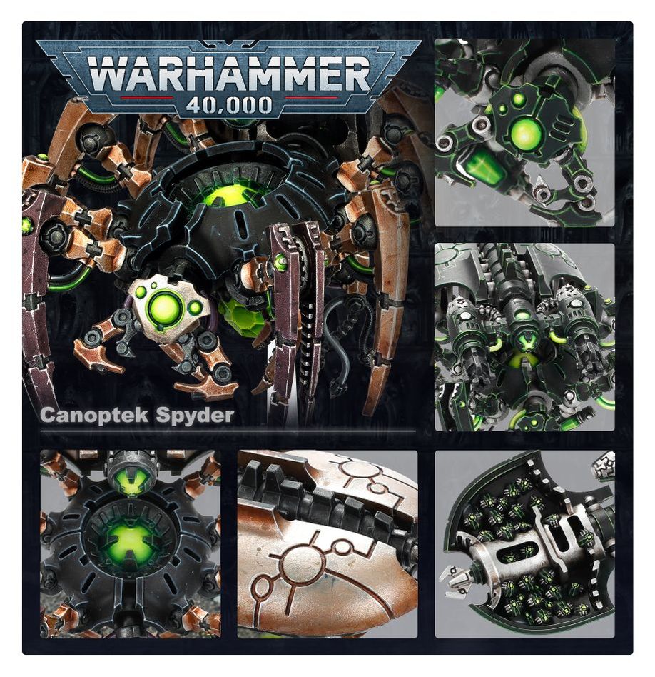 Warhammer 40,000 Necrons Canoptek Spyder