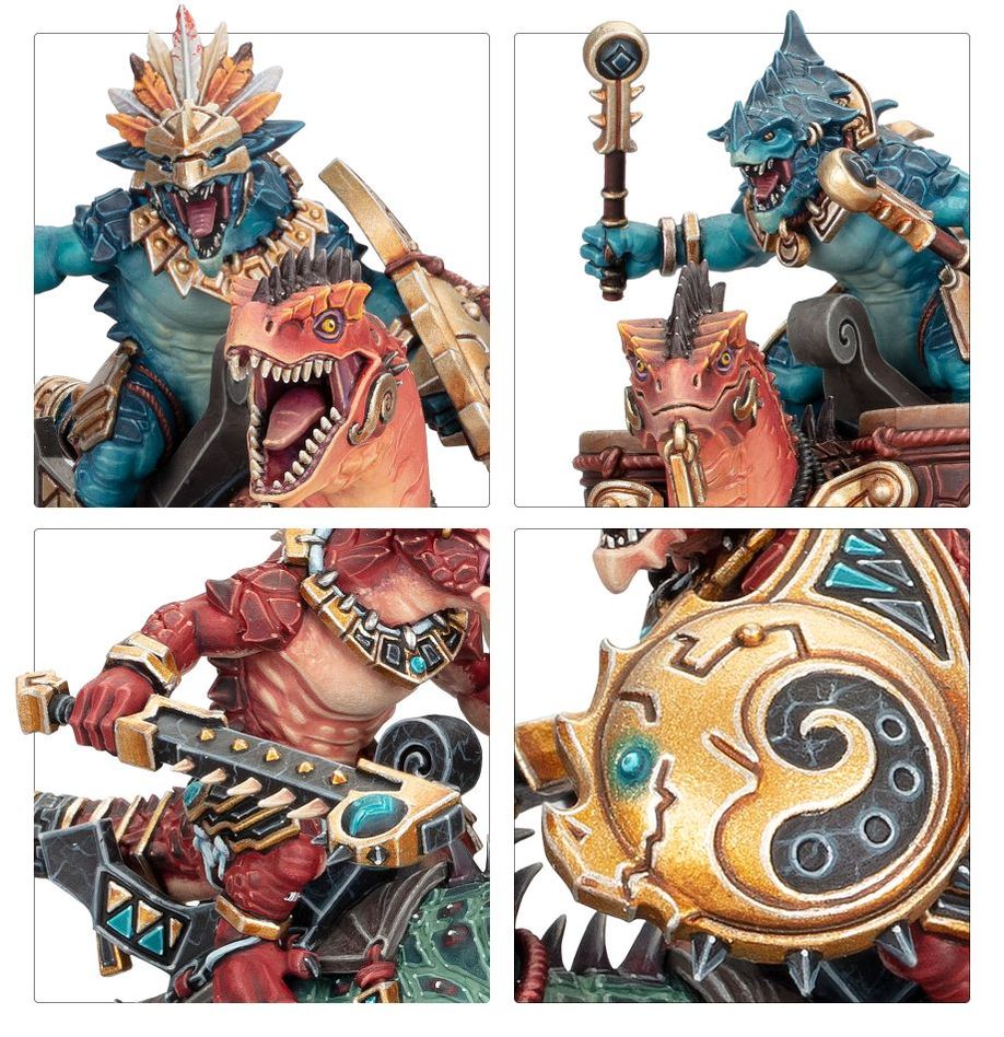 Age Of Sigmar Seraphon Aggradon Lancers