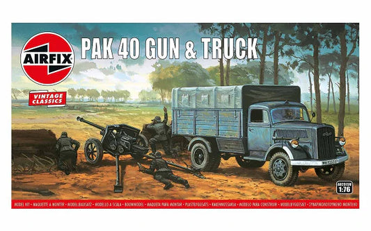 Airfix PAK 40 Gun & Truck 1:76