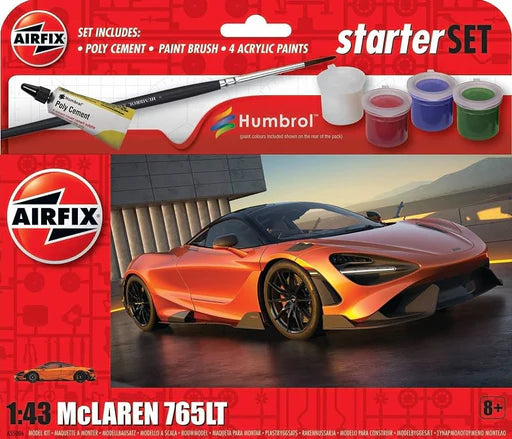 Airfix Small Starter Set Mclaren 765LT