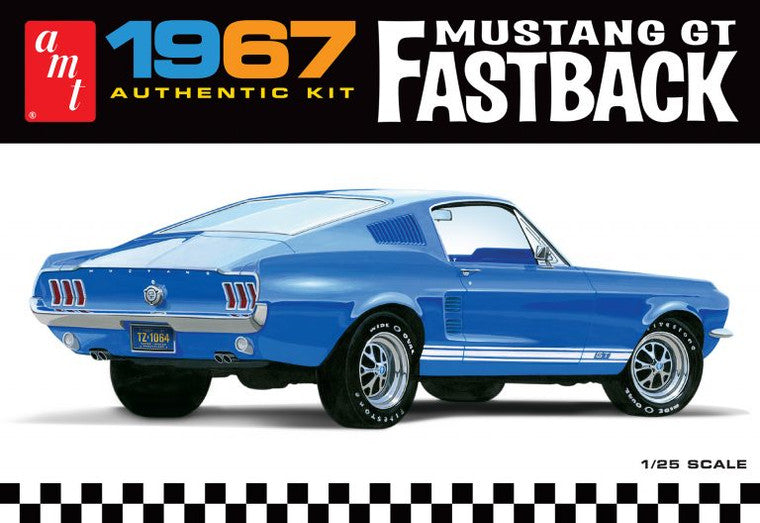 AMT 1967 Fastback Mustang GT 1/25