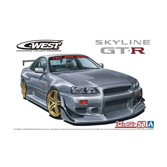 Aoshima C-West Skyline GT-R 34 1:24