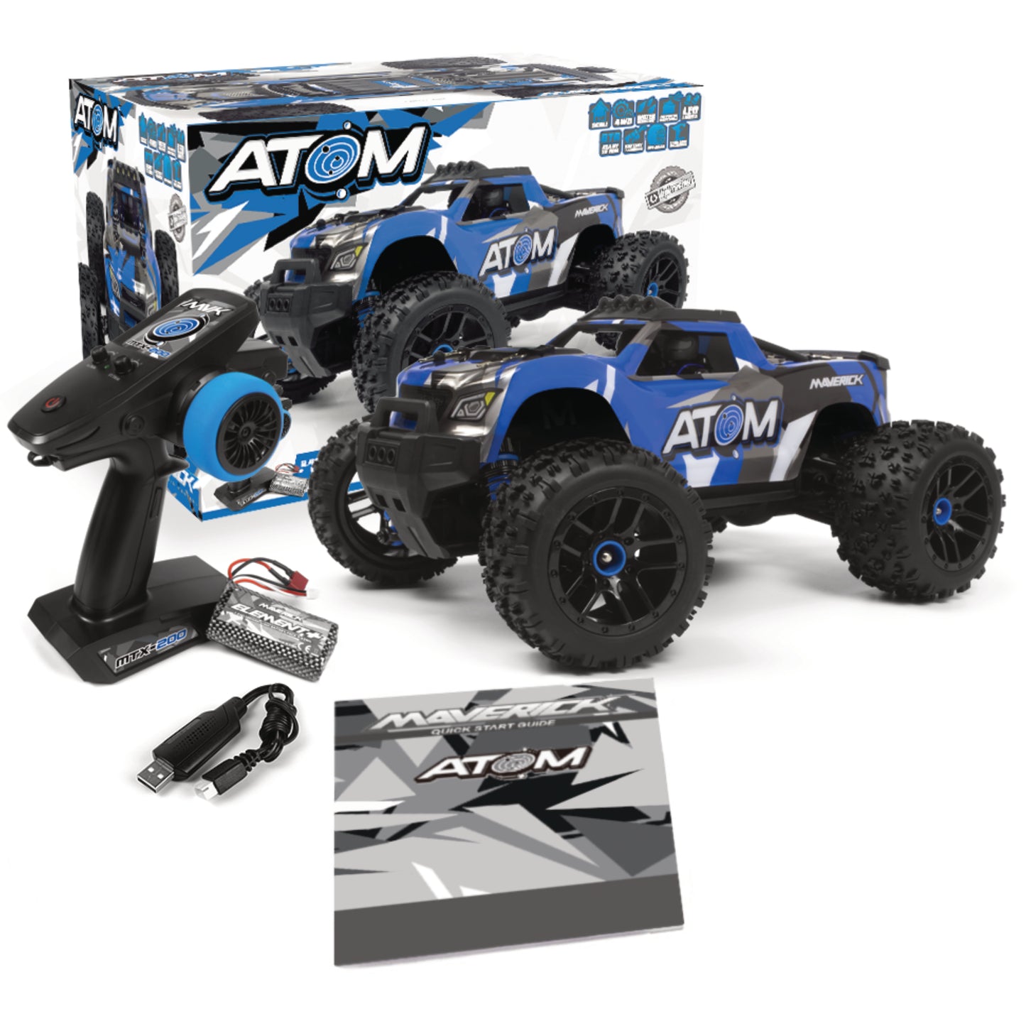 Atom 4WD Maverick R/C Monster Trucks