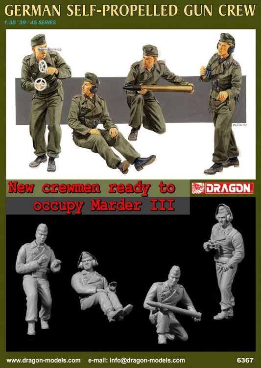 Dragon German Self-Propelled Gun Crew 1/35